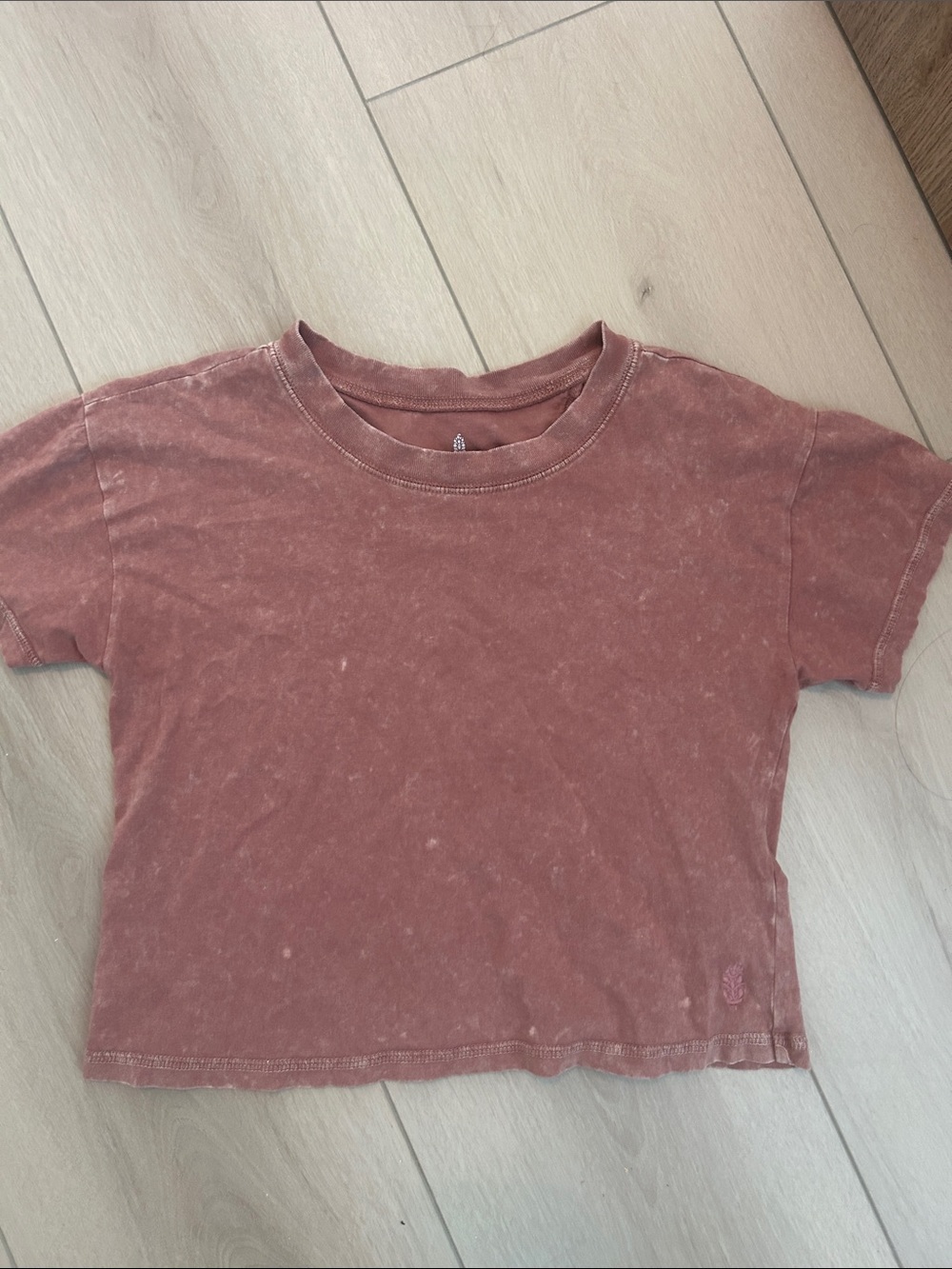 FP crop Short Sleeve Tee - Dusty Rose